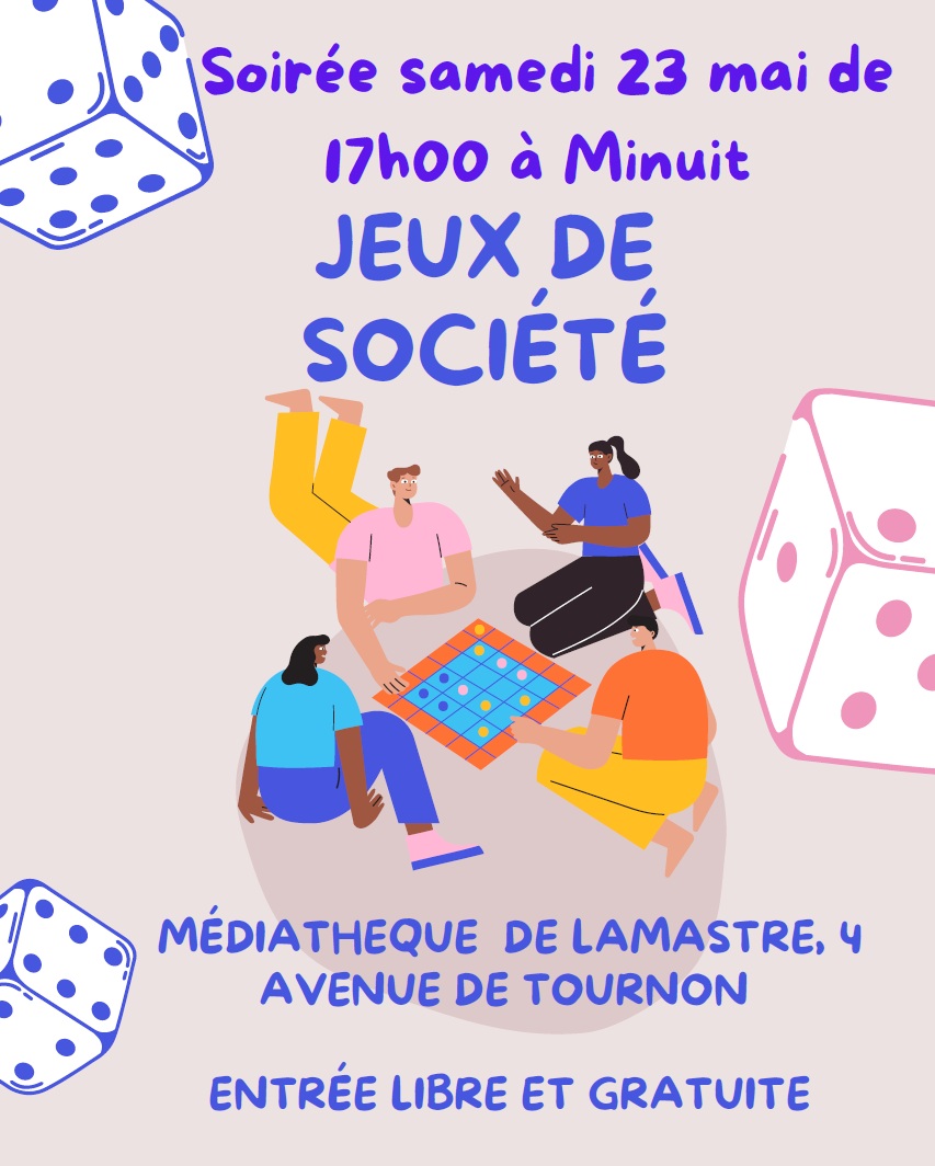 Soirée jeux 23 mai 2026